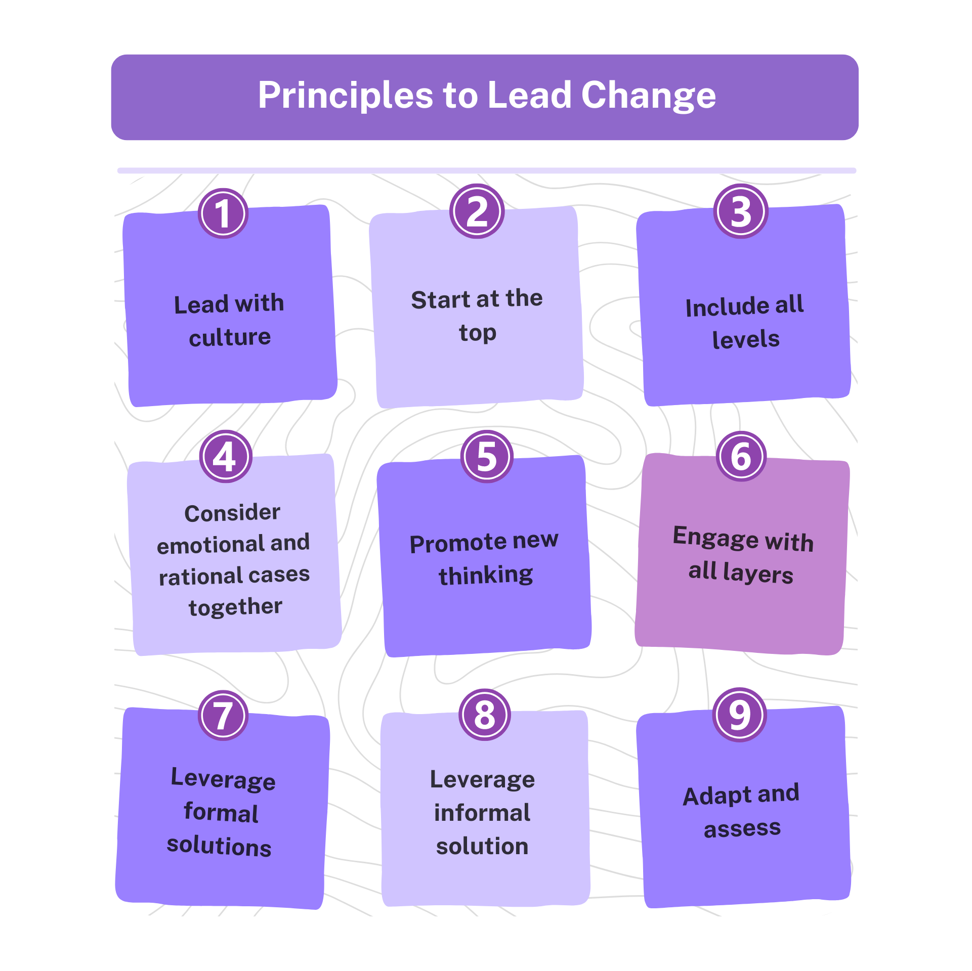Principles to Lead Change